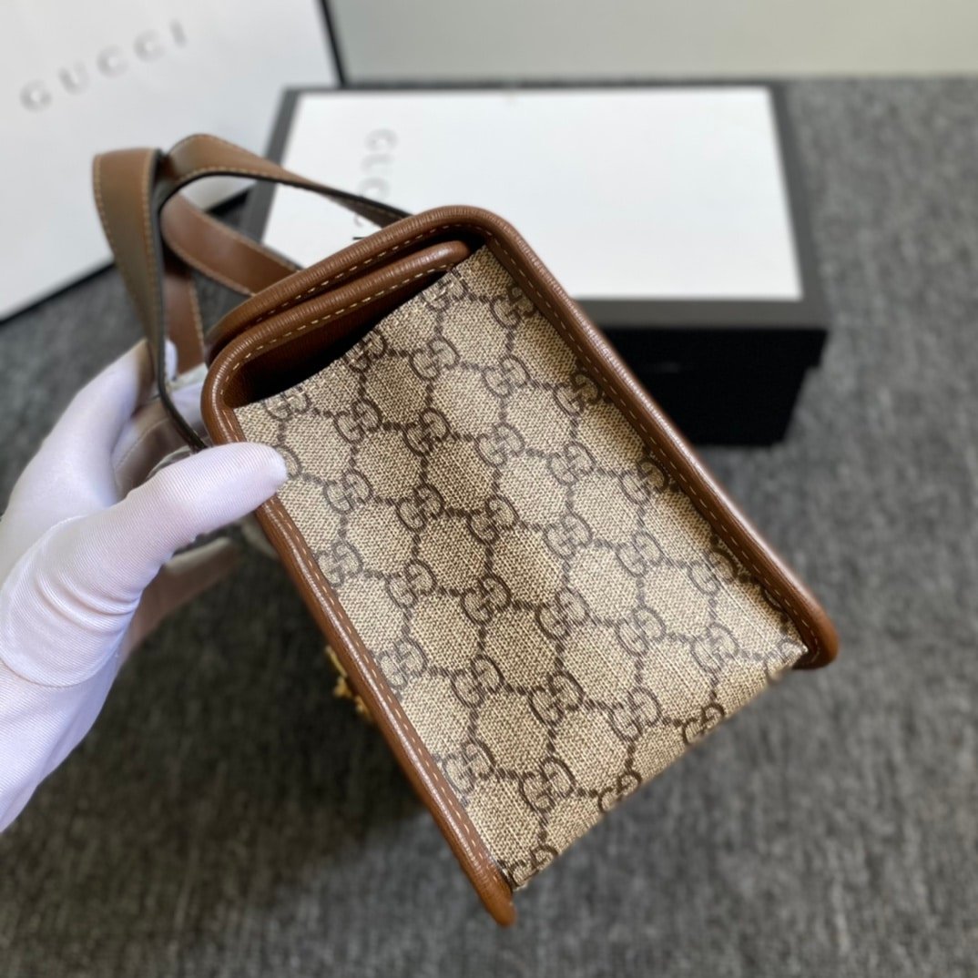 Gvc*1 Horsebit 1955 Mini Top Handle Bag 27.5Cm 645453 92Tcg 8563