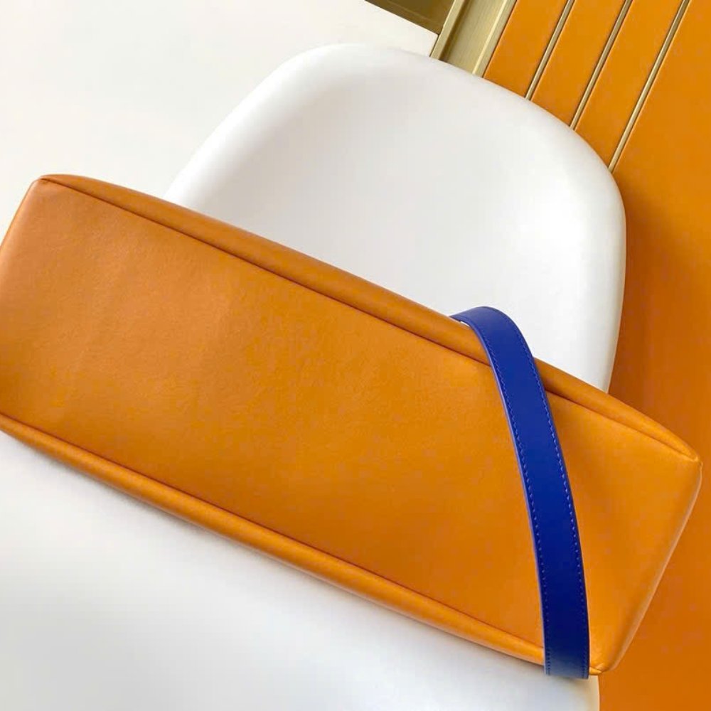 [S*per Vip 1:1] L0vis Vvtt0n Shopper Tote Bag MM Orange Safran 40Cm M24457