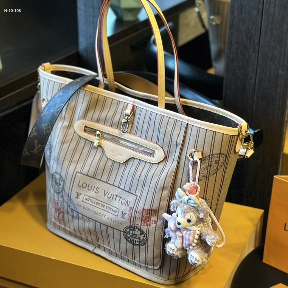 L0vis Vvtt0n Neverfull Bandoulière Inside Out GM Beige 39Cm M11948