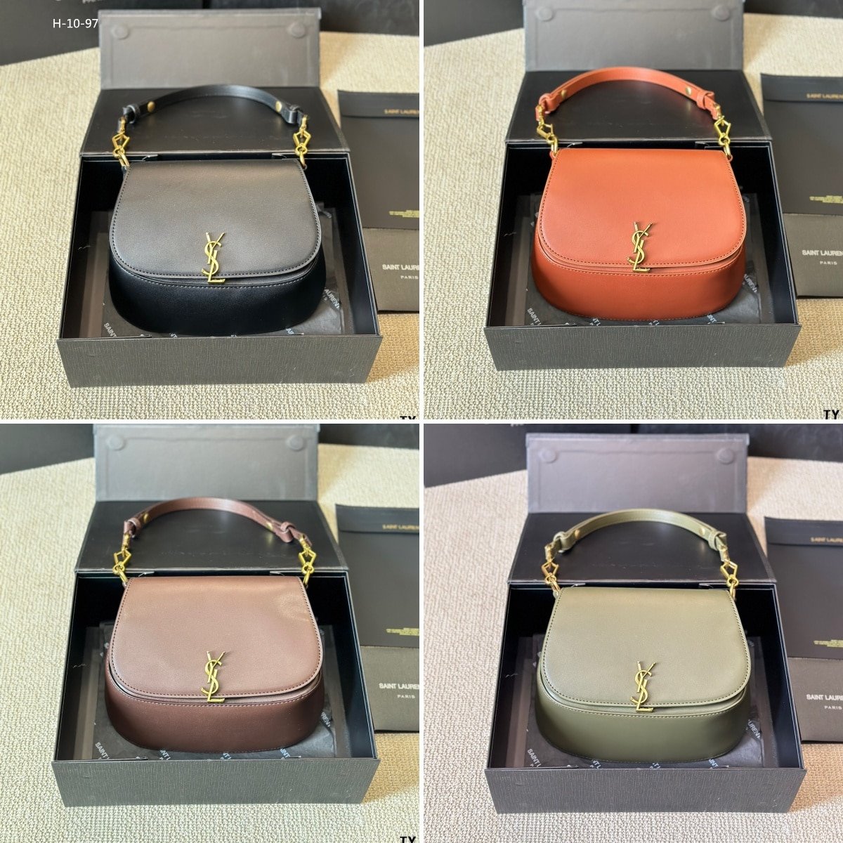 Sa1nt Lau*nt Voltaire Top Handle In Box Orange 20Cm 8008460Sx0W1000