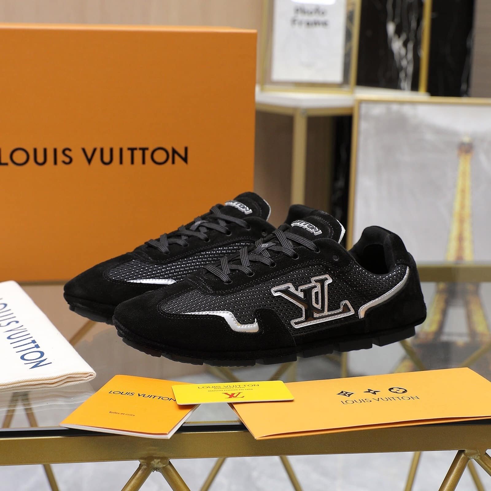 L0vis Vvtt0n Lv Rally Sneaker Black 1Ahtzk