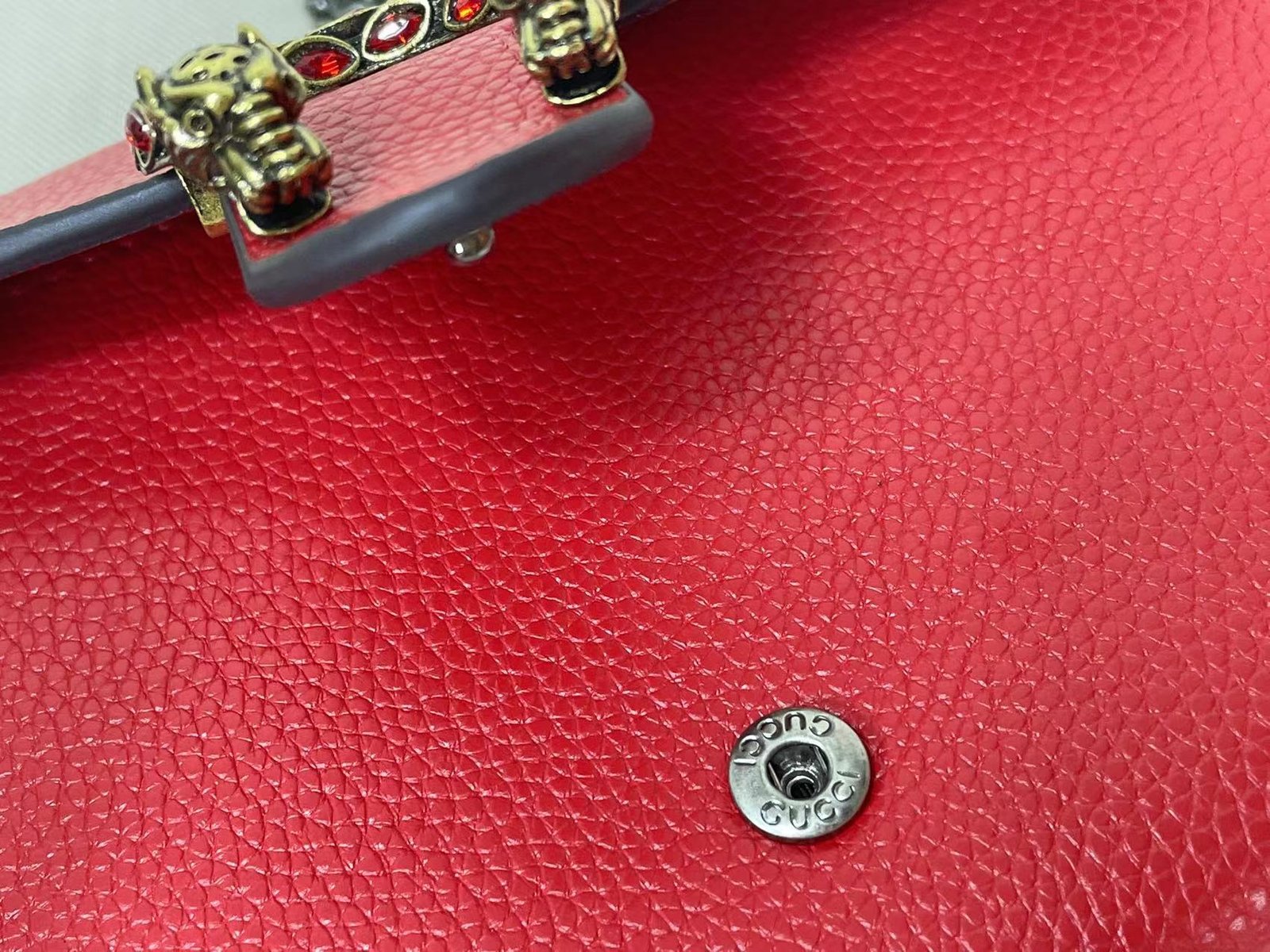 Gvc*1 Women’S Dionysus Gg Svp*me Chain Bag Red 401231 Caogx 8990