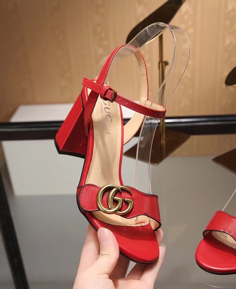 Gvc*1 G Mid Heel Sandal Red ‎453379 A3N00 6433