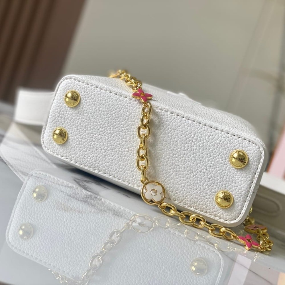 L0vis Vvtt0n Capucines Mini White 21Cm M23718