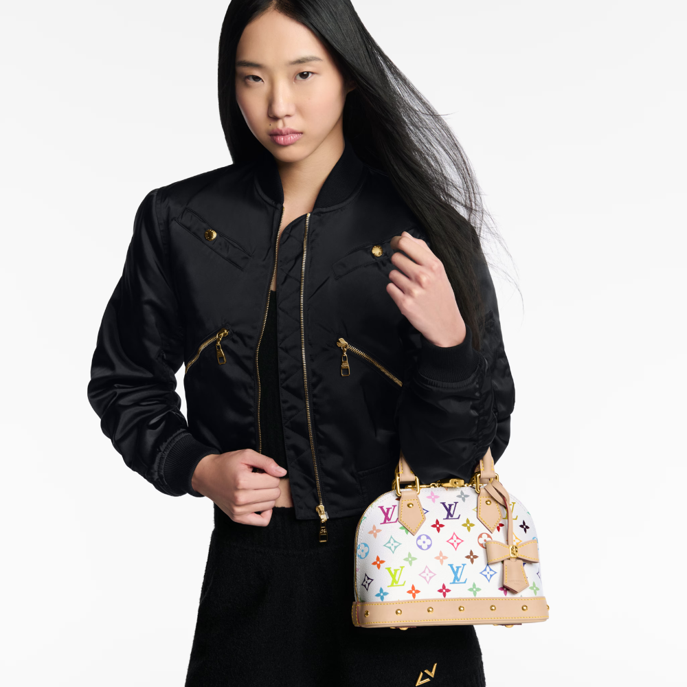 L0vis Vvtt0n X Takashi Murakami Alma BB White Multicolor 24Cm M13078