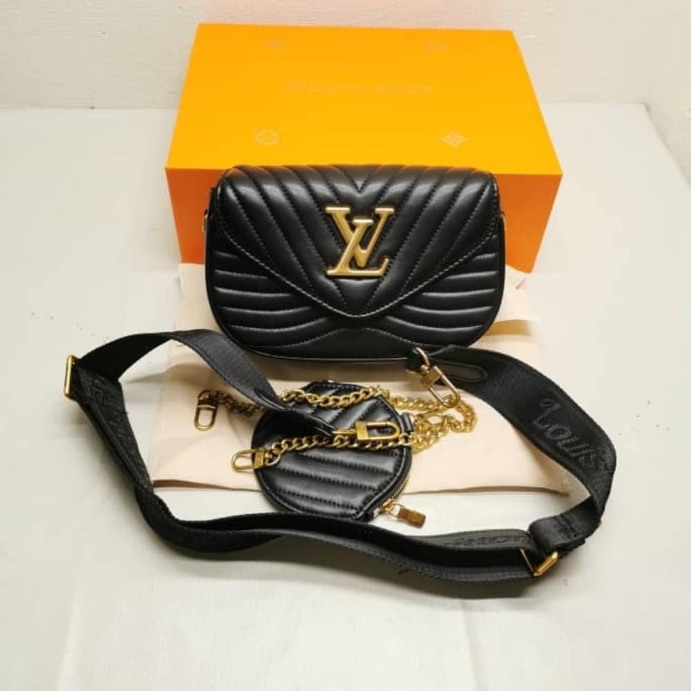 L0vis Vvtt0n New Wave Multi Pochette Black 19Cm M56461