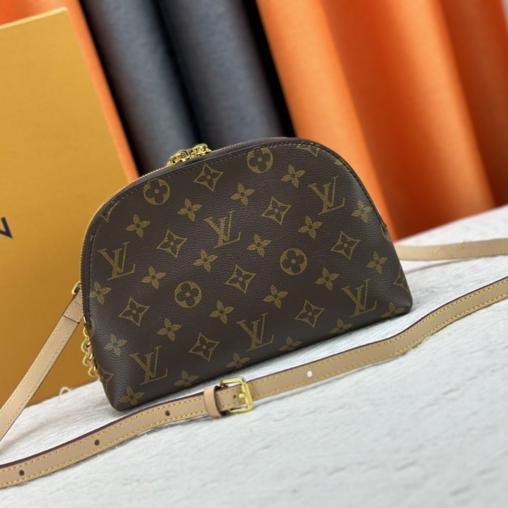 L0vis Vvtt0n Be Alma Monogram Canvas Beige Tag 22Cm