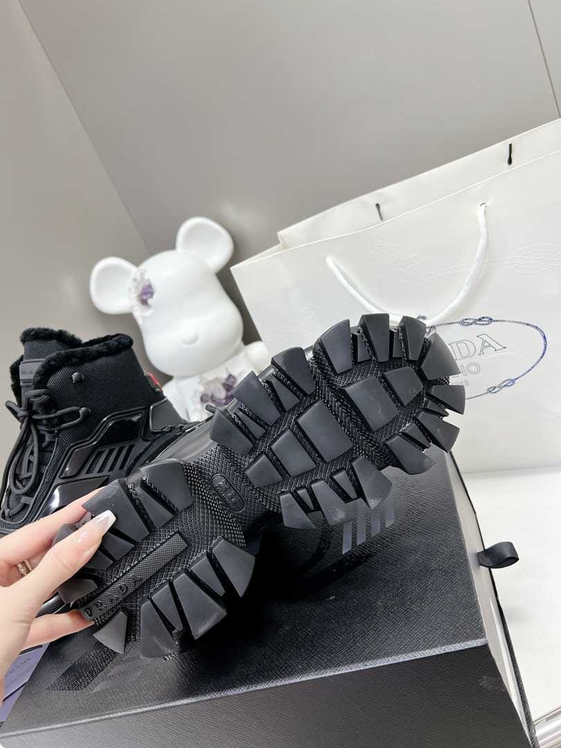 Pra*a Cloudbust Thunder High Top Sneakers Black
