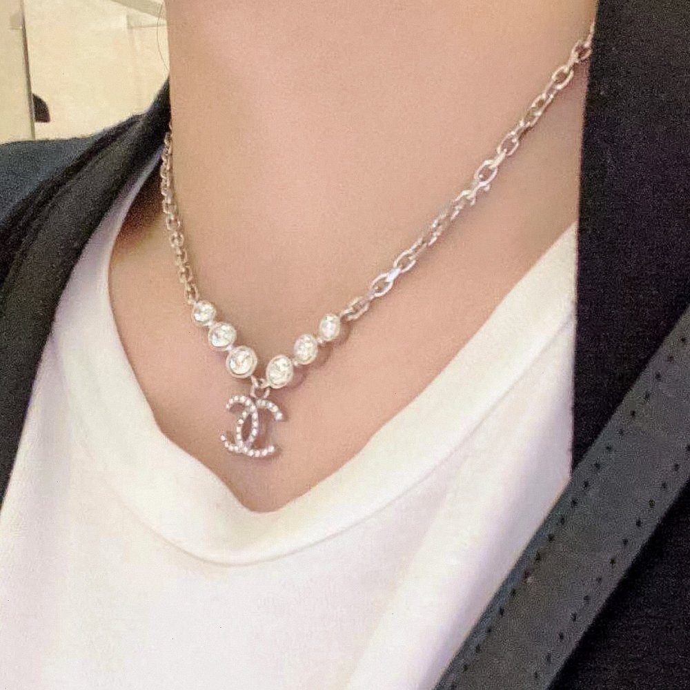 Ch**el Cc Gold Metal Necklace Ab7026 B06561 Nf088