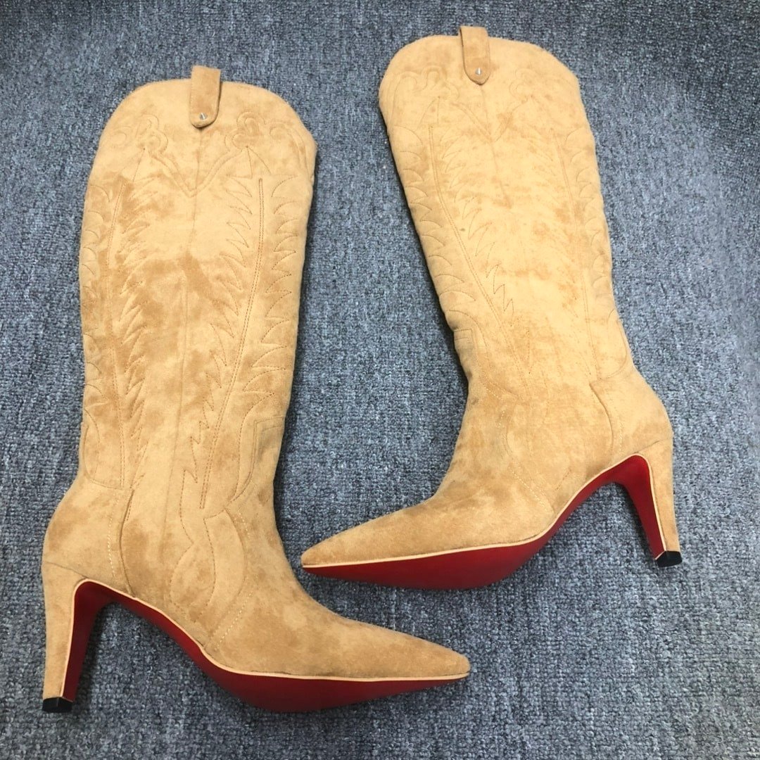 Chr1st1an Louboutin Santia Botta 85 Boots Lionne 3240899F486
