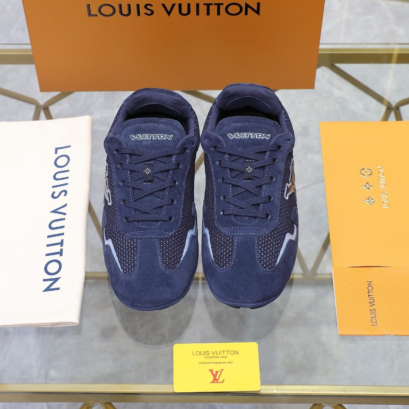 L0vis Vvtt0n Lv Rally Sneaker Navy Blue 1Ahu64