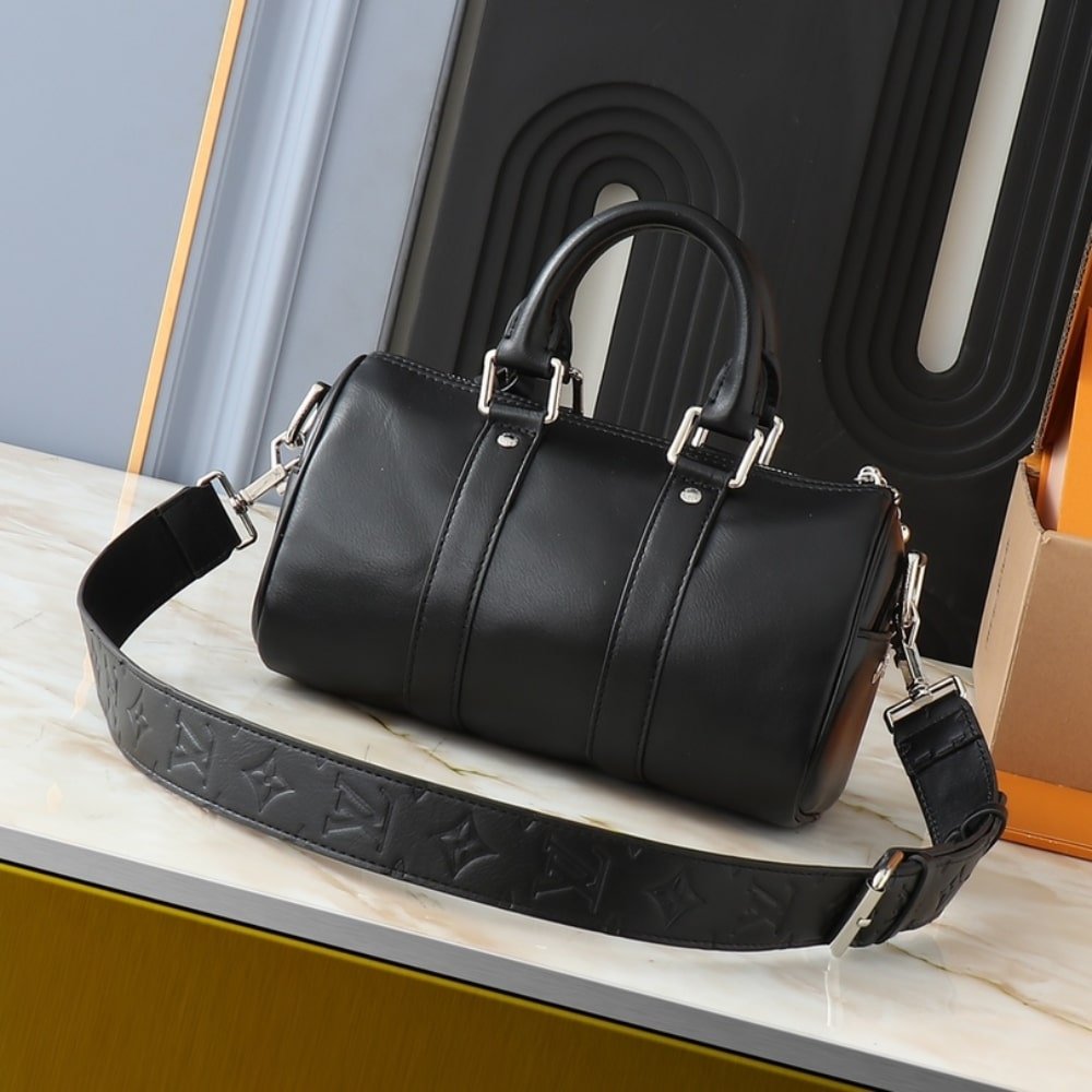 L0vis Vvtt0n Keepall Cargo Bandouliere 25 Black 25Cm M13988