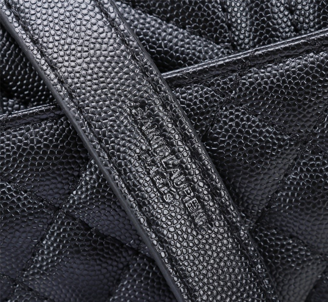 Sa1nt Lau*nt Envelope Small In Quilted Grain De Poudre Embossed Leather Black Silver 21Cm 600195Bow921000