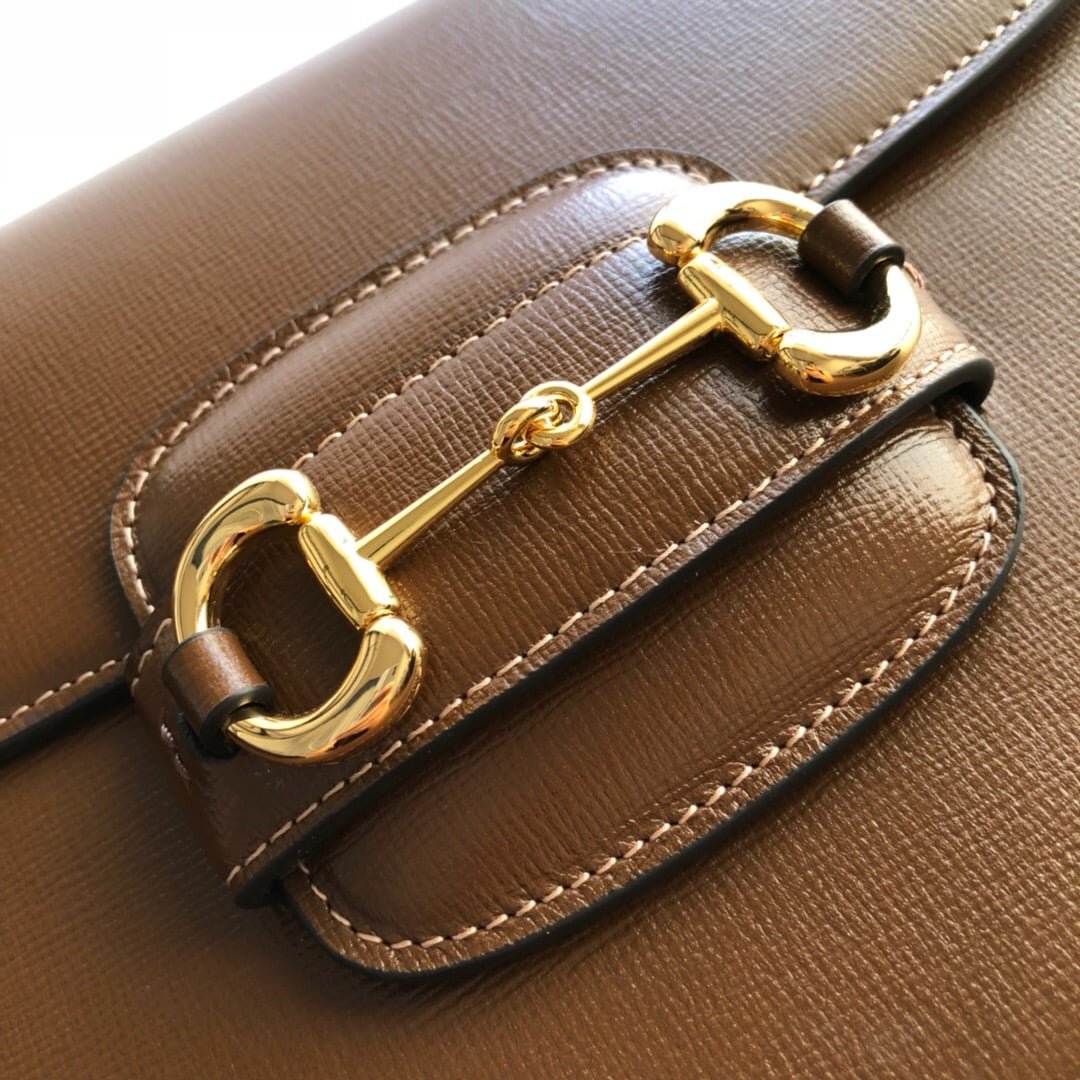 Gvc*1 Horsebit 1955 Shoulder Bag Brown 25Cm 602204 1Db0G 2361