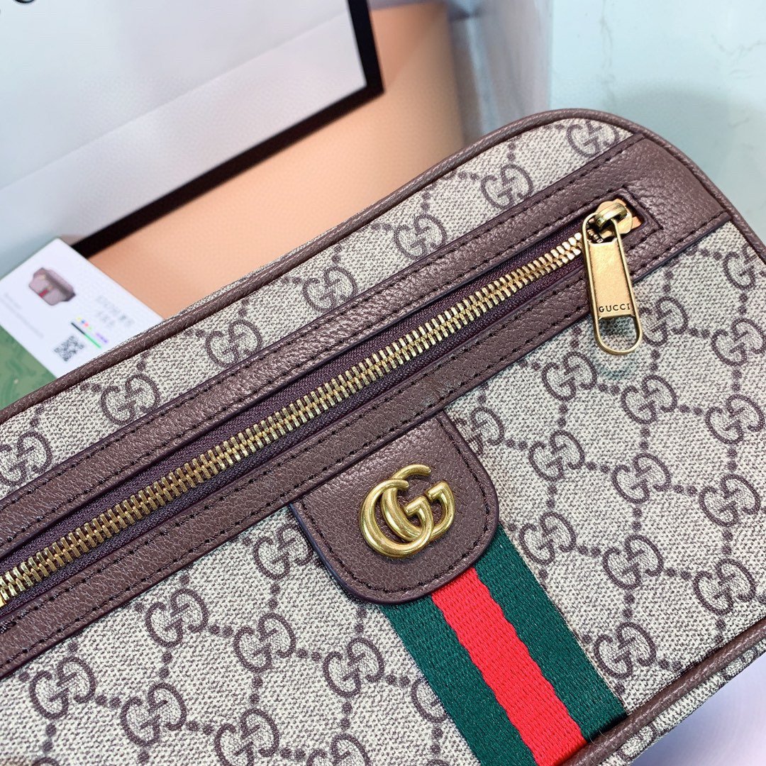 Gvc*1 Gg Ophidia Belt Brown Bag 24Cm 574796 97Sit 8747