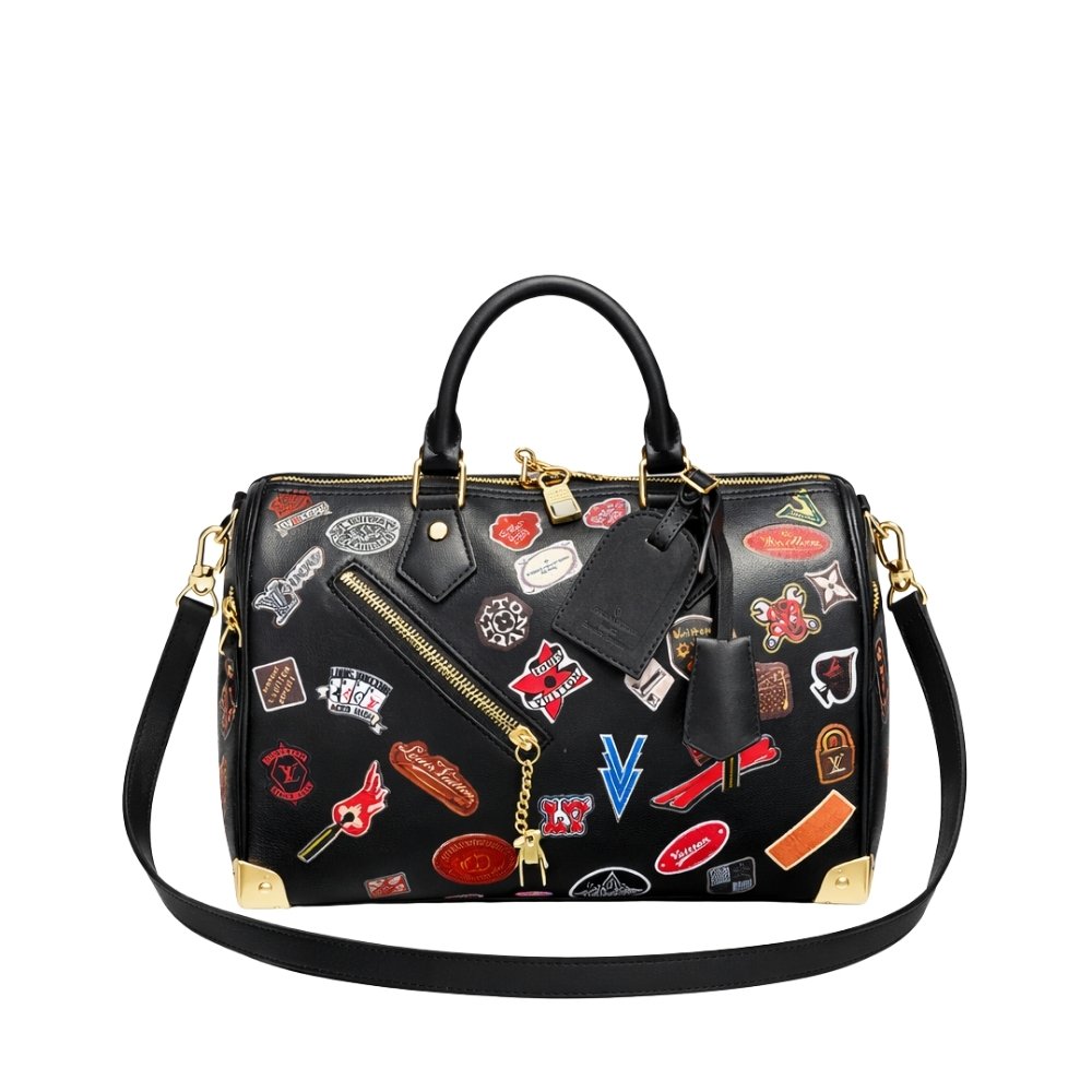 L0vis Vvtt0n Speedy Soft 30 Pillow Bag Black 30Cm M26079