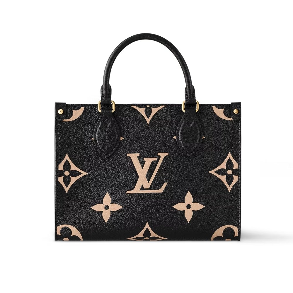 L0vis Vvtt0n Onthego PM Black And Beige 25Cm M45659