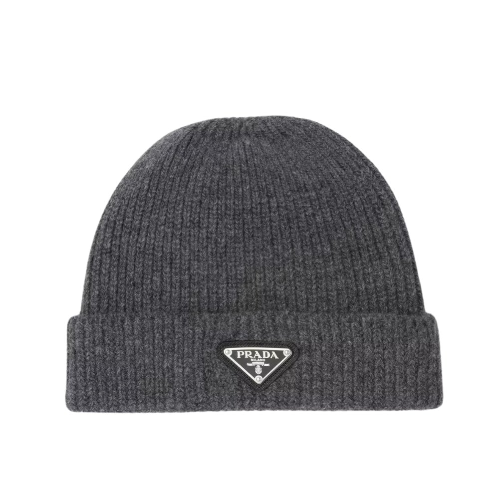 Pra*a Wool And Cashmere Beanie Silver Grey Umd489 3Im F0480 S 211