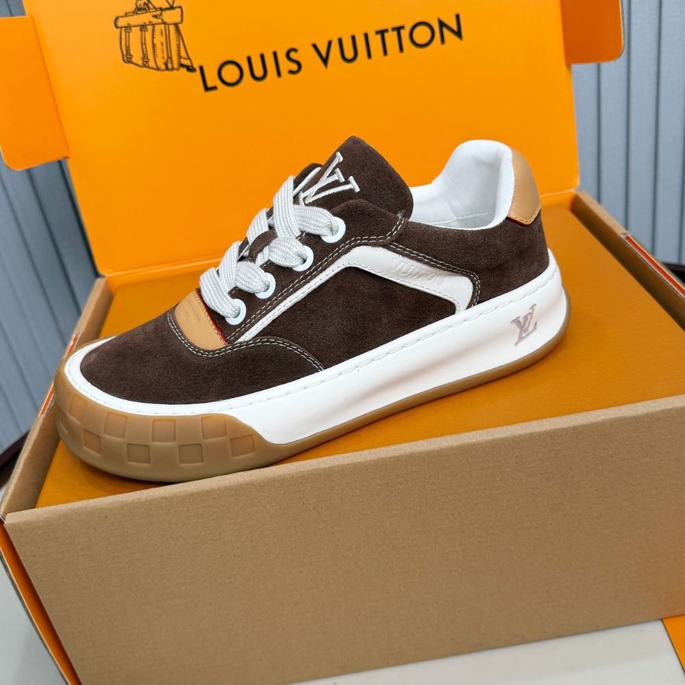 L0vis Vvtt0n LV Tilted Sneaker Brown 1AJ764