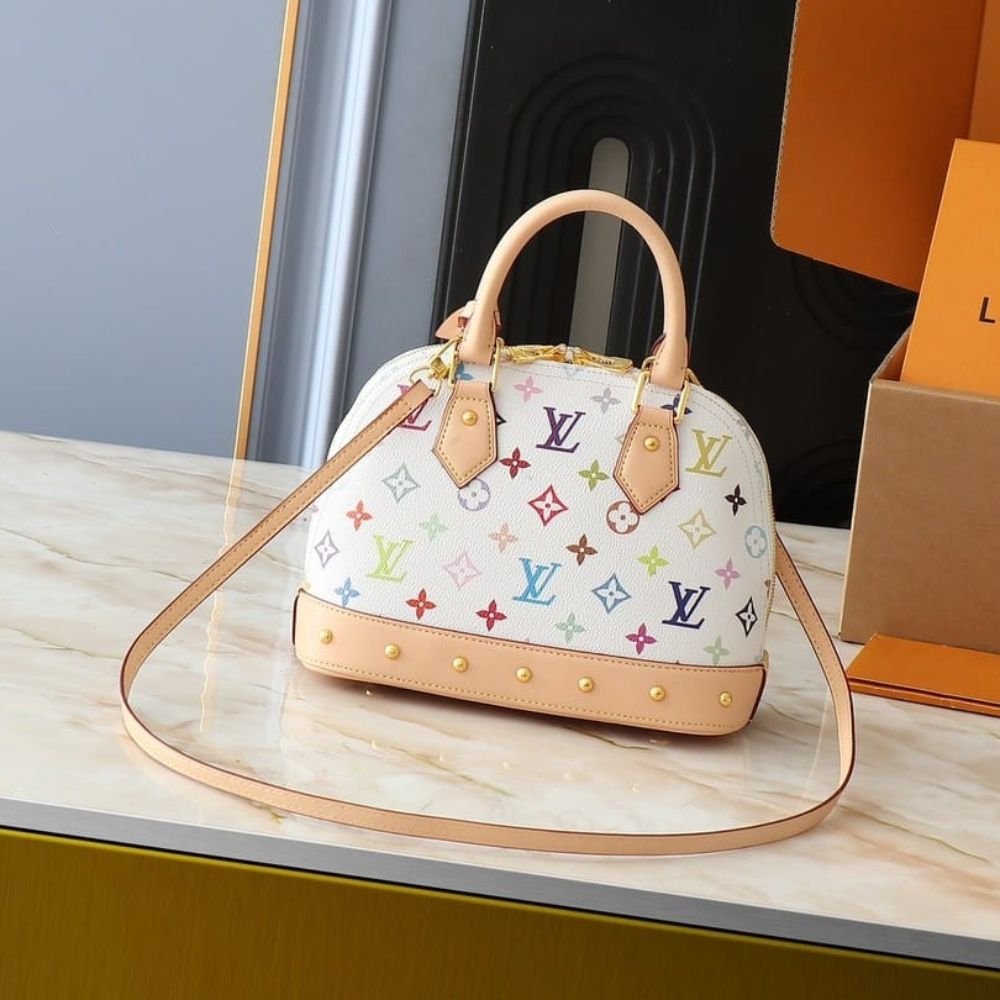 L0vis Vvtt0n X Takashi Murakami Alma BB White Multicolor 24Cm M13078