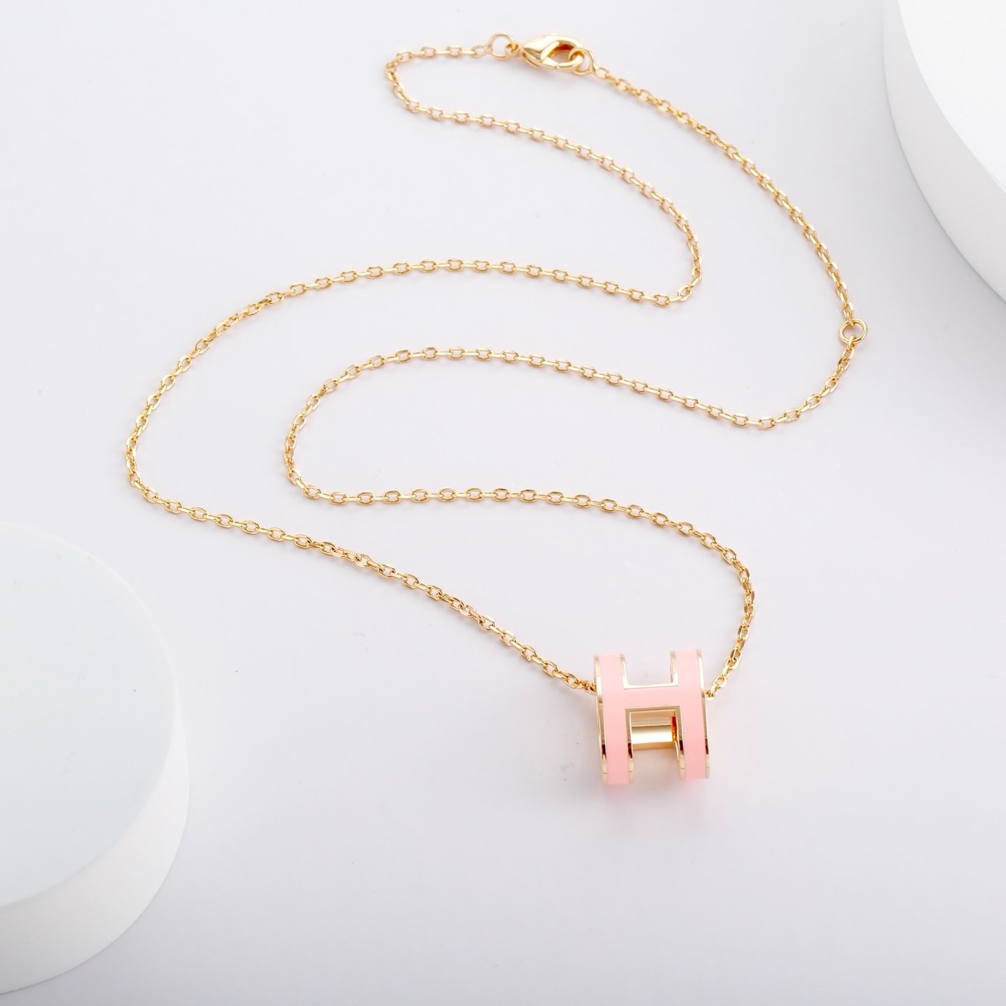 H**me5 Mini Pop H Pendant Light Pink And Gold H147992Fof2