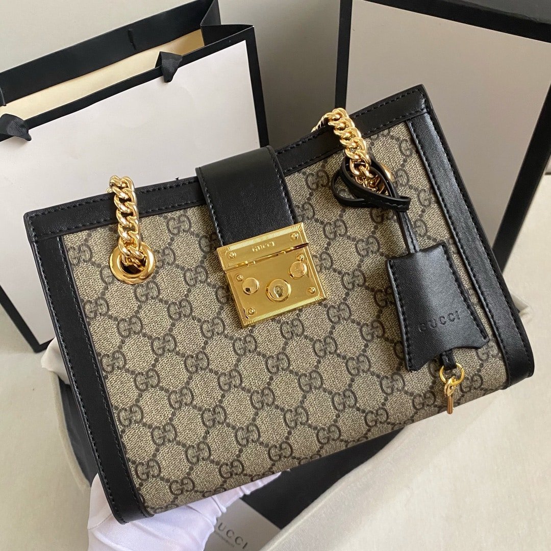 Gvc*1 Padlock Small Gg Shoulder Bag 26Cm 498156 Khnkg 9769