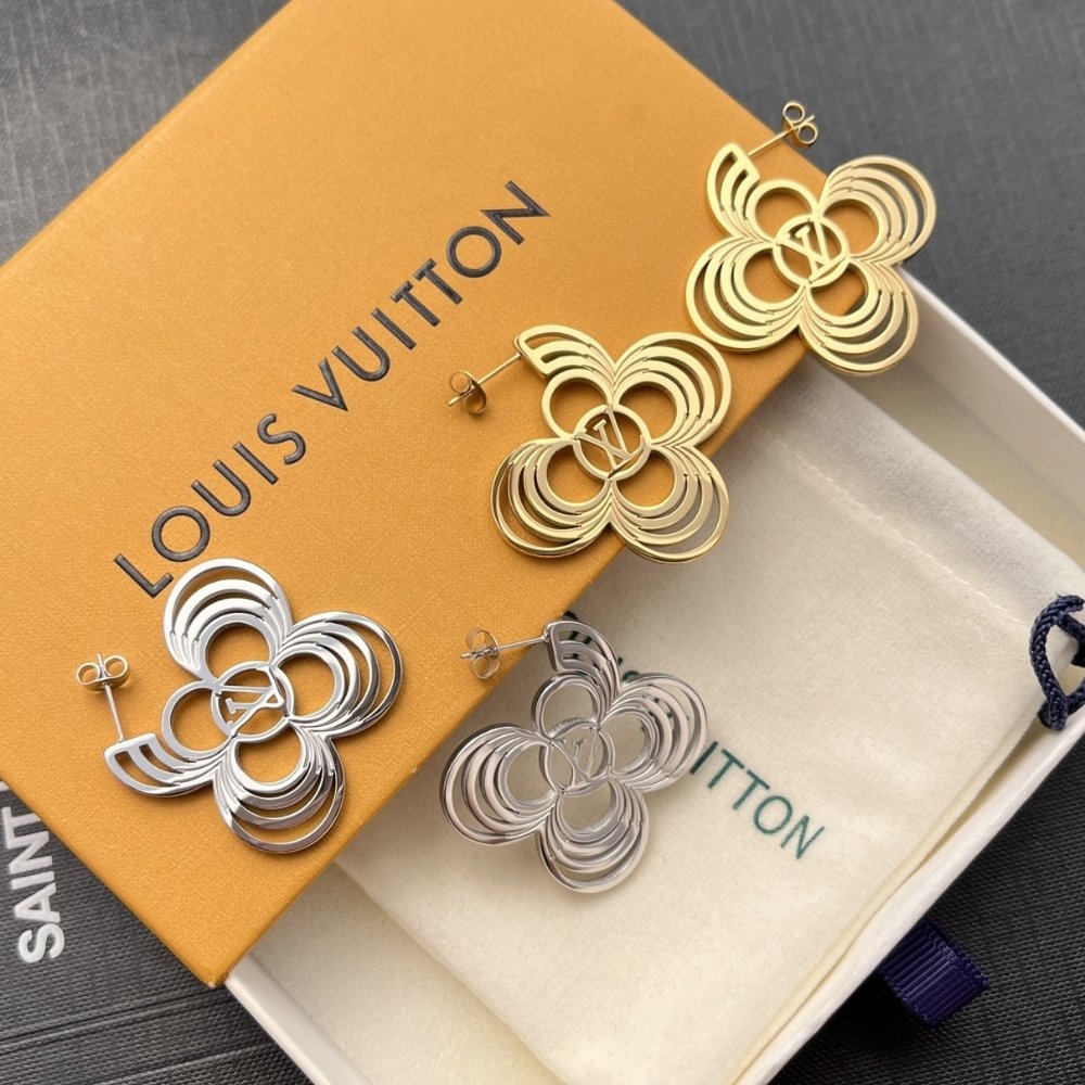 L0vis Vvtt0n Lv Breeze Earrings Gold M02675