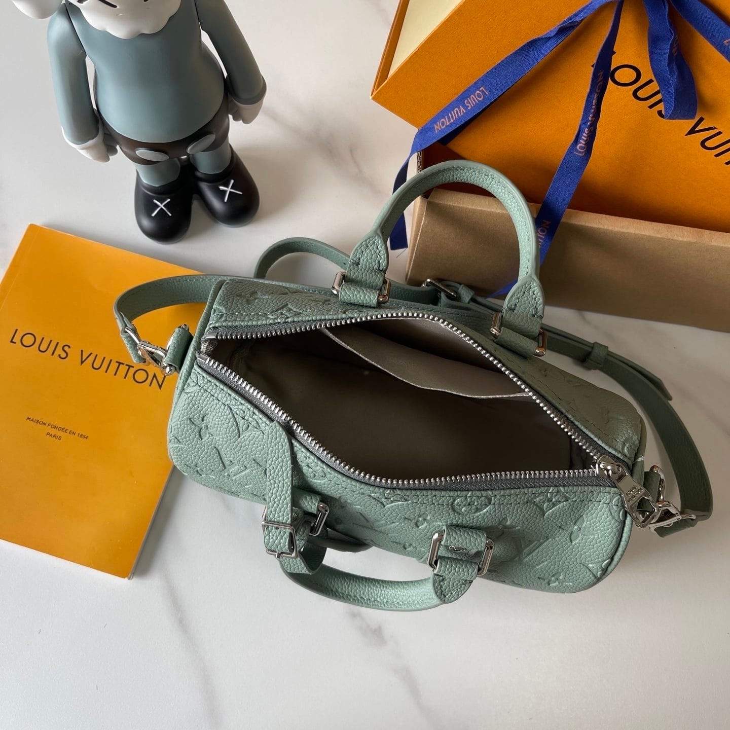 L0vis Vvtt0n Keepall Bandoulière 25 Bag Misty Lake Green 25Cm M13866
