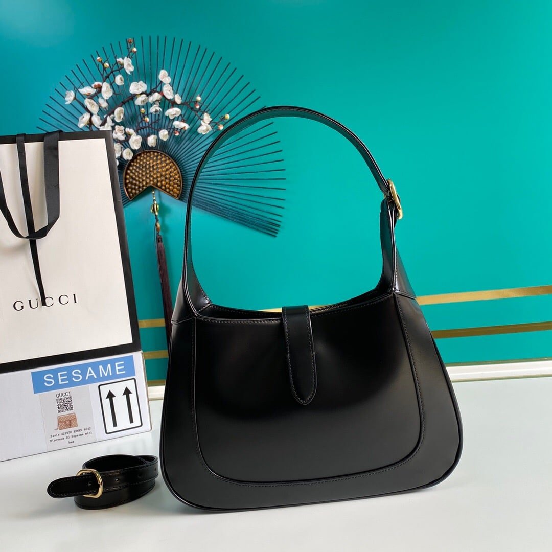 Gvc*1 Jackie 1961 Small Shoulder Bag Black 27Cm 636709 10O0G 1000
