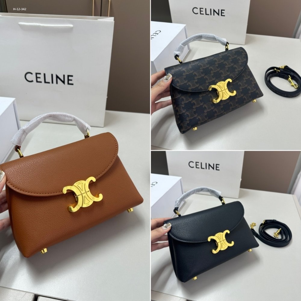 Ce1i*e Teen Nino Bag In Triomphe Canvas 20Cm 118112Frh 04Lu
