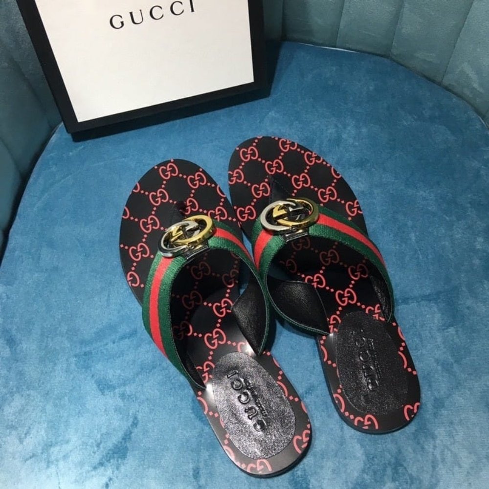 Gvc*1 Gg Thong Web Sandal Black 612138 H9020 8476