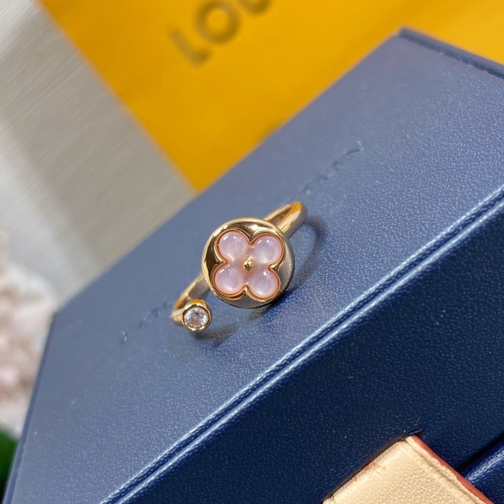 L0vis Vvtt0n Color Blossom Mini Sun Ring Pink Gold Q0S21A