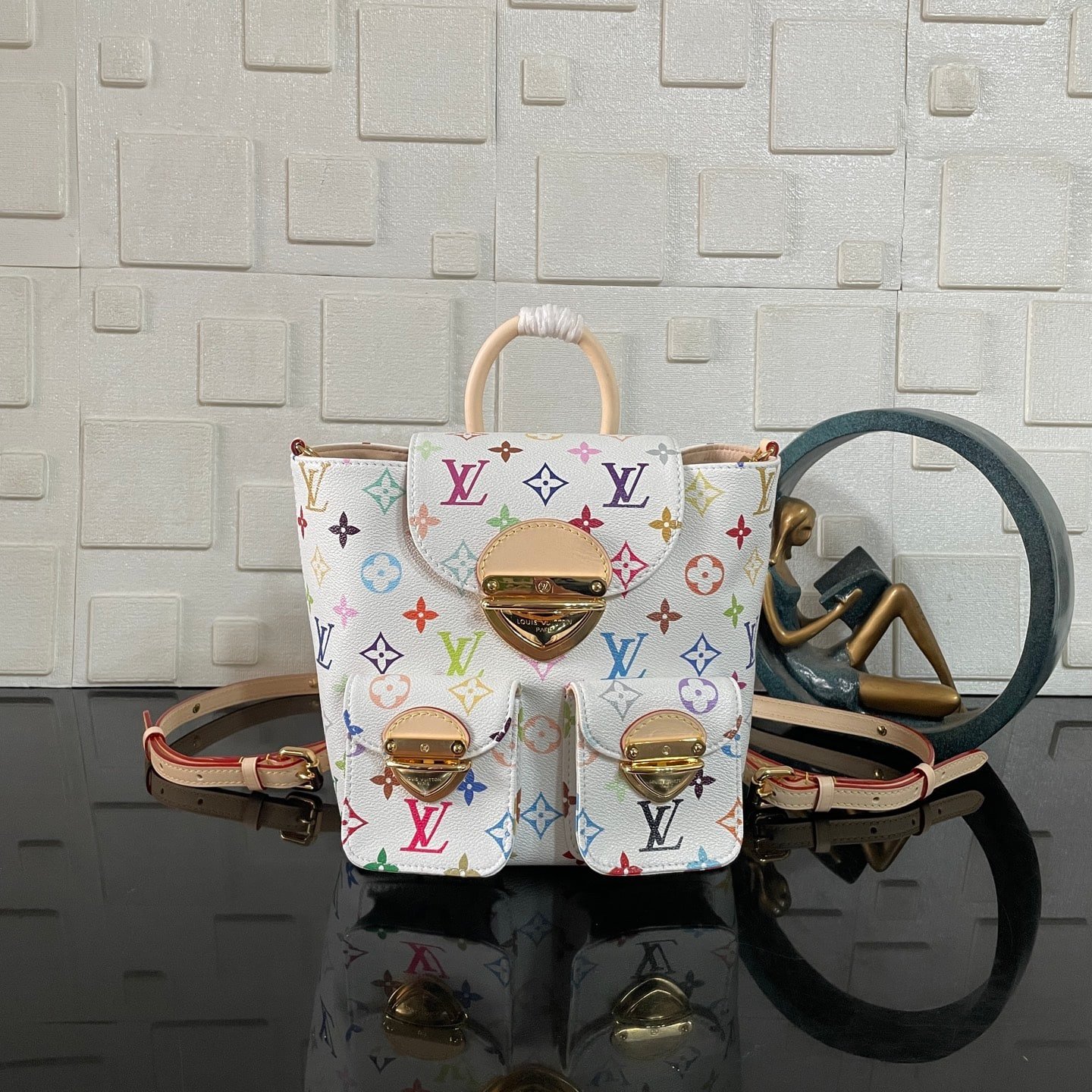 [S*per Vip 1:1] L0vis Vvtt0n X Murakami Venice Multicolored 20Cm M13081