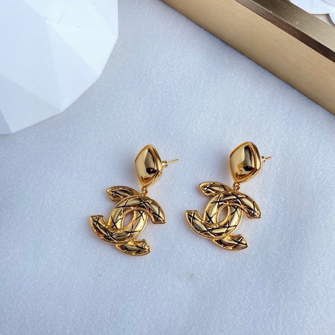 Ch**el Cc Earrings