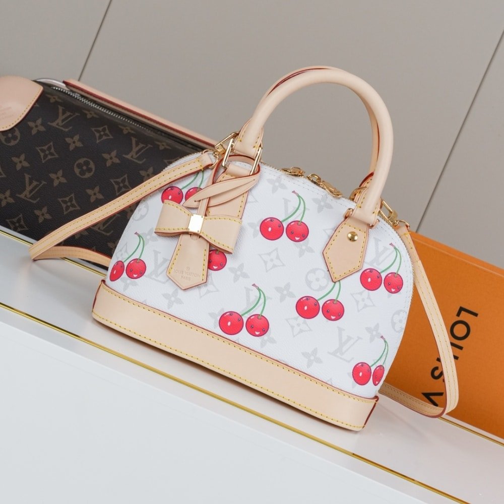 L0vis Vvtt0n X Takashi Murakami Alma BB Monogram Cherry 23Cm M14234