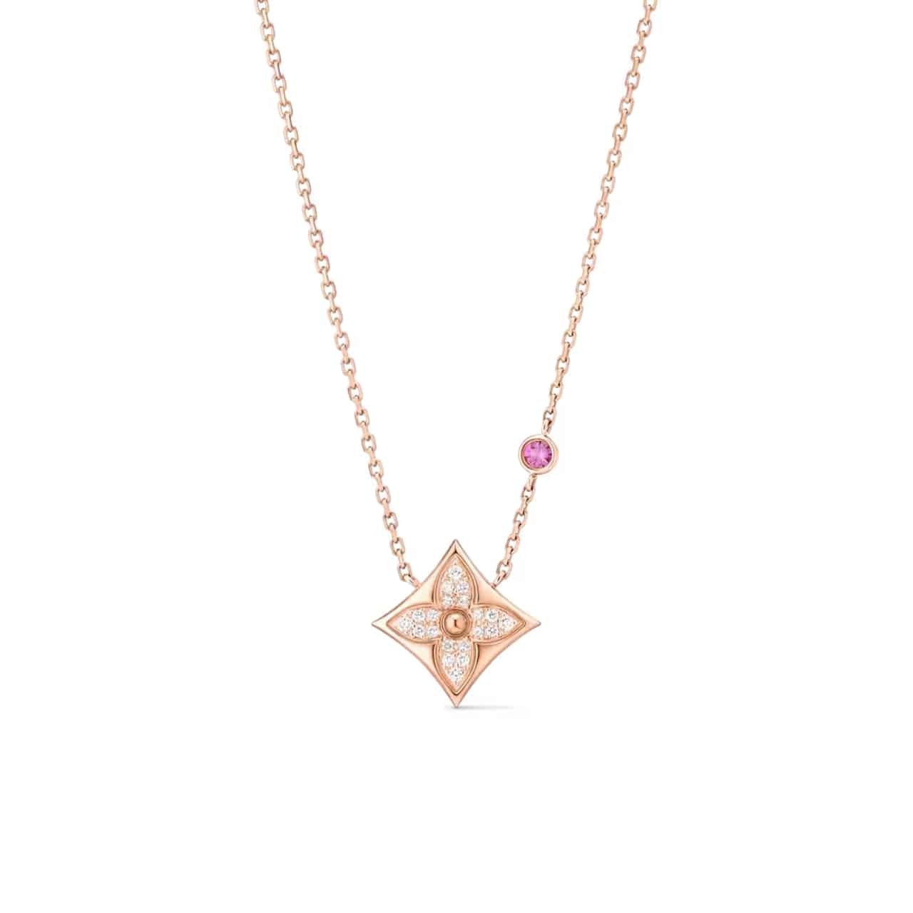 L0vis Vvtt0n Color Blossom Qixi Limited Edition Bb Star Pendant Q03274