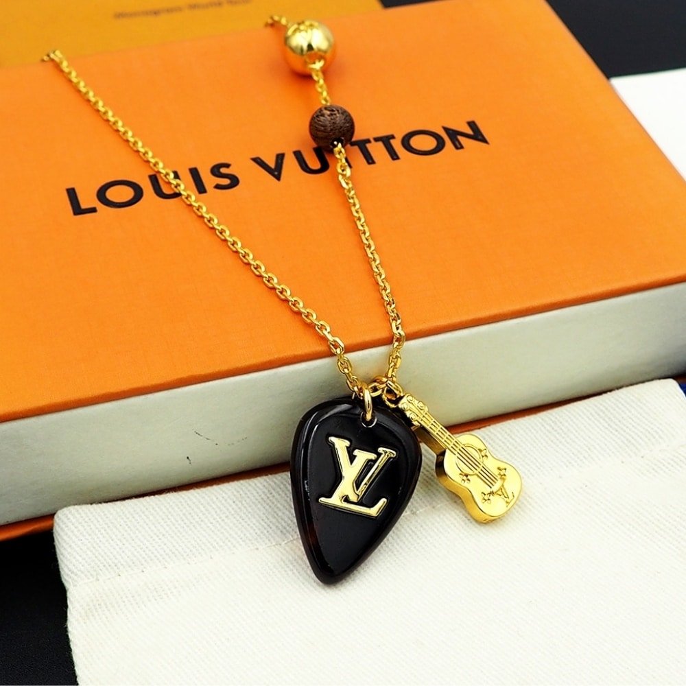 L0vis Vvtt0n Lv Picks Necklace Gold M01865