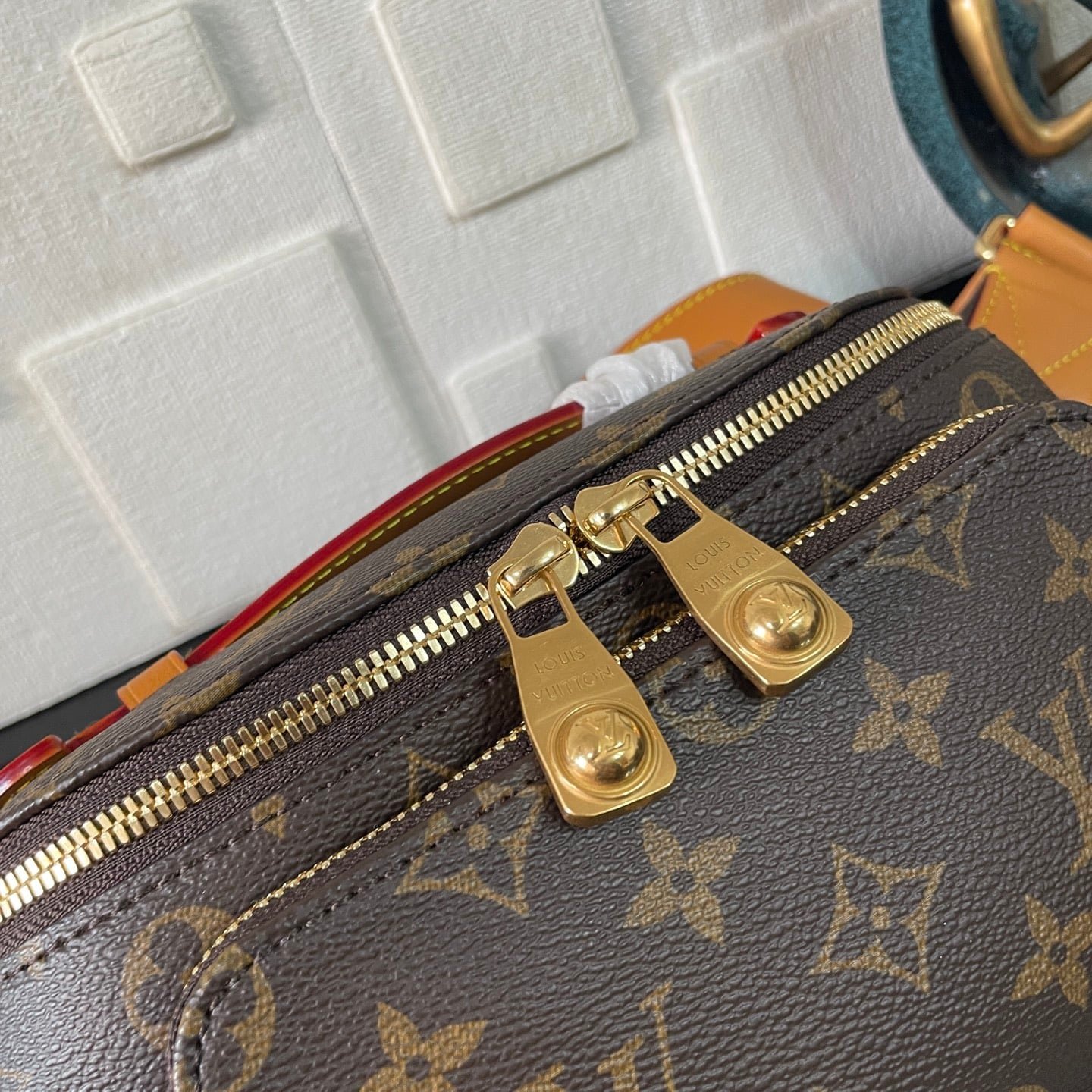 [S*per Vip 1:1] L0vis Vvtt0n Rush Fanny Pack Brown 30Cm M14019