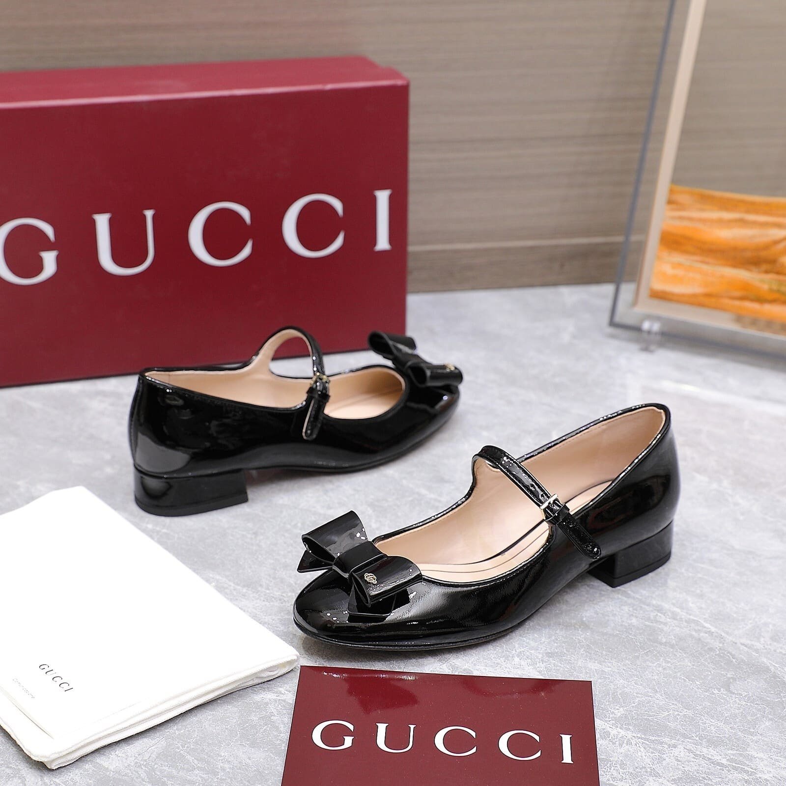 Gvc*1 Women Ballet Flat With Bow Black 835748 0B9J0 1000