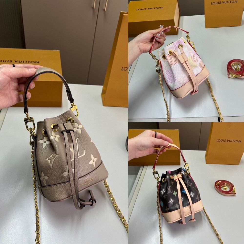 L0vis Vvtt0n Nano Noé Bag Monogram Beige 16Cm M46291
