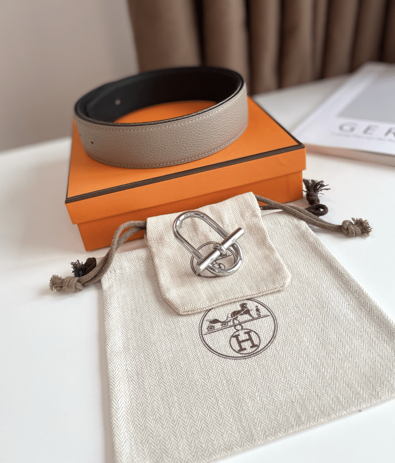 H**me5 Reversible Leather Belt Brown 38Mm