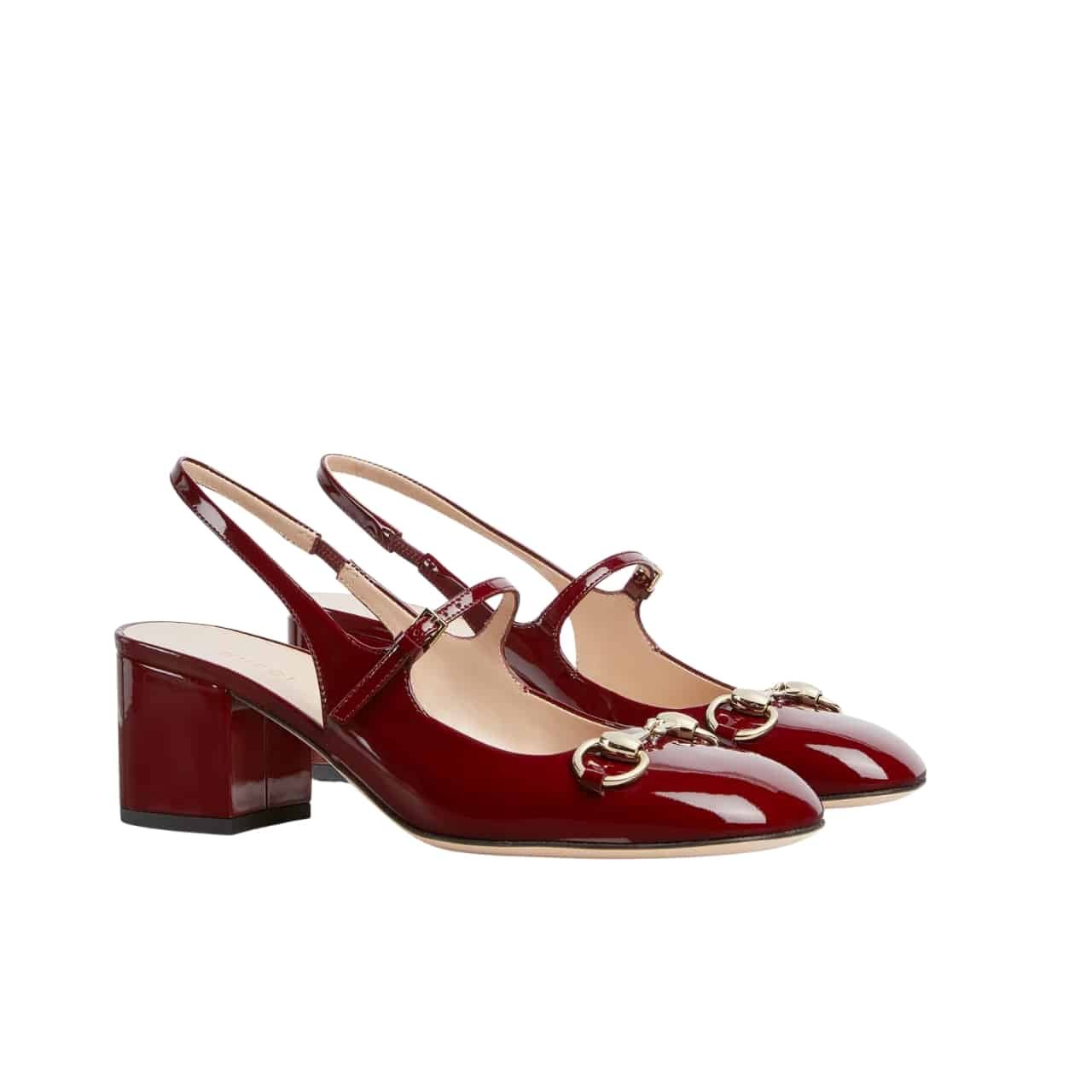 Gvc*1 Women’s Horsebit Pump Red Leather 801893 Bnc80 6207