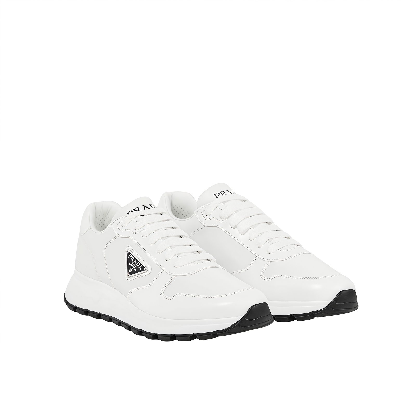 Pra*a Re Nylon Sneaker White 1E804M 3Lfv F0964
