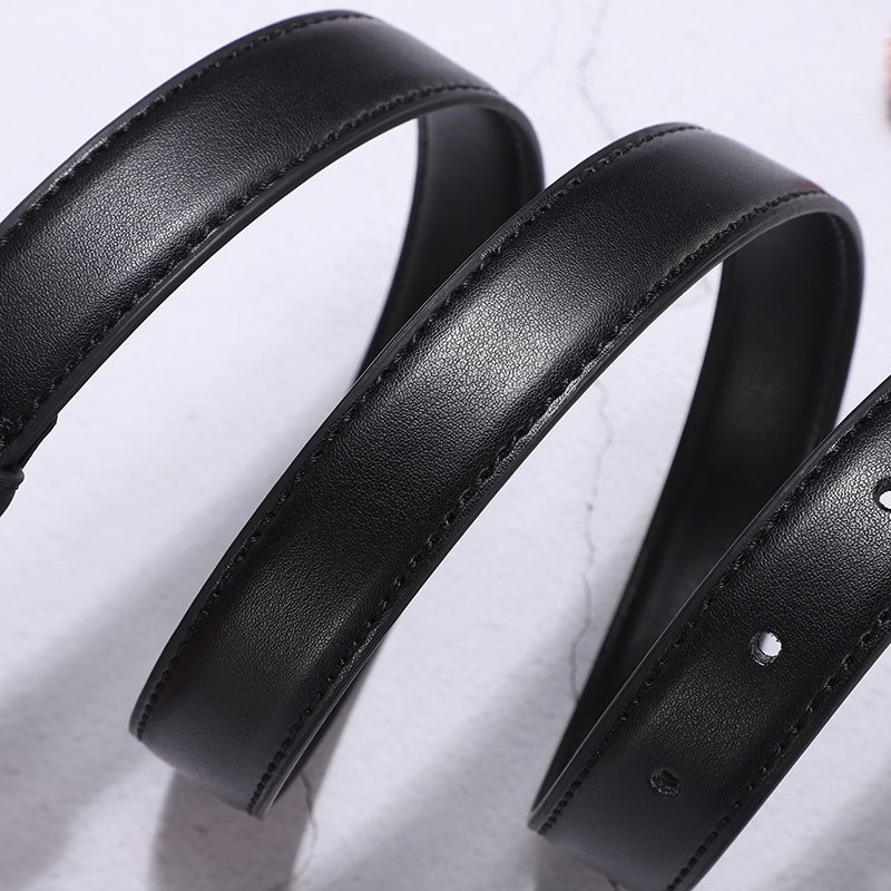 Ce1i*e Medium Triomphe Belt In Taurillon Leather Black 25Mm 45Ak93A01 38No