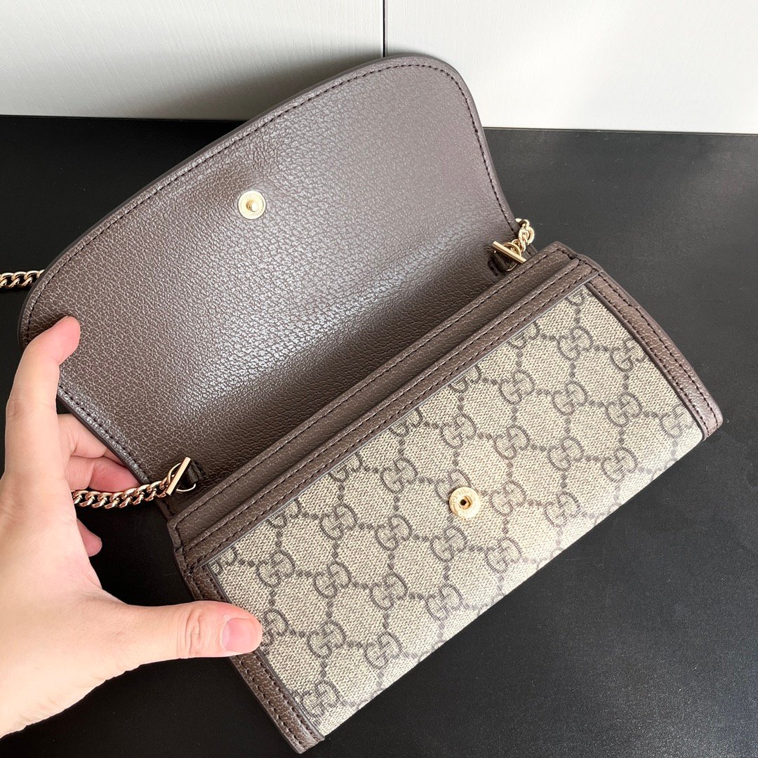 Gvc*1 Blondie Continental Chain Wallet Beige 21Cm ‎‎725215 K9Gsg 8358