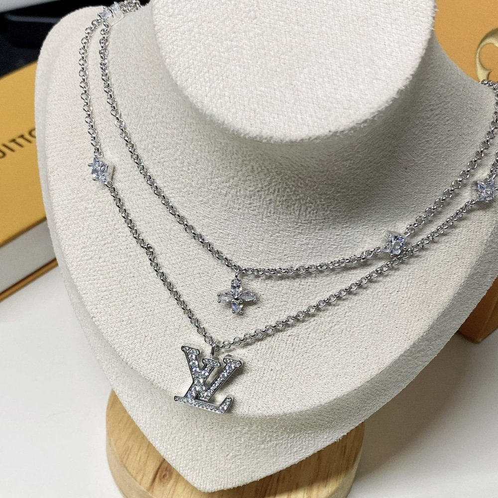 L0vis Vvtt0n Lady Lv Necklace Palladim M02515