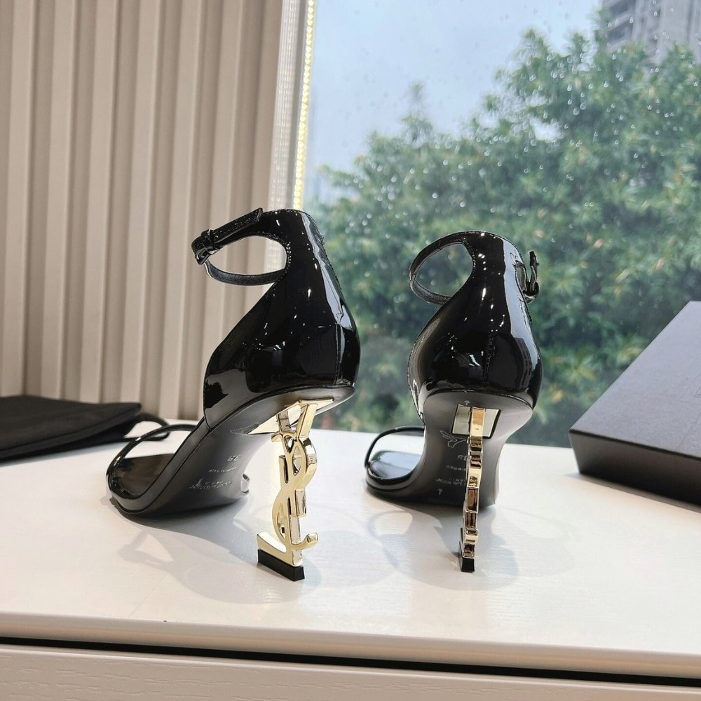 Sa1nt Lau*nt Opyum Sandals In Black 5576620Npkk1000
