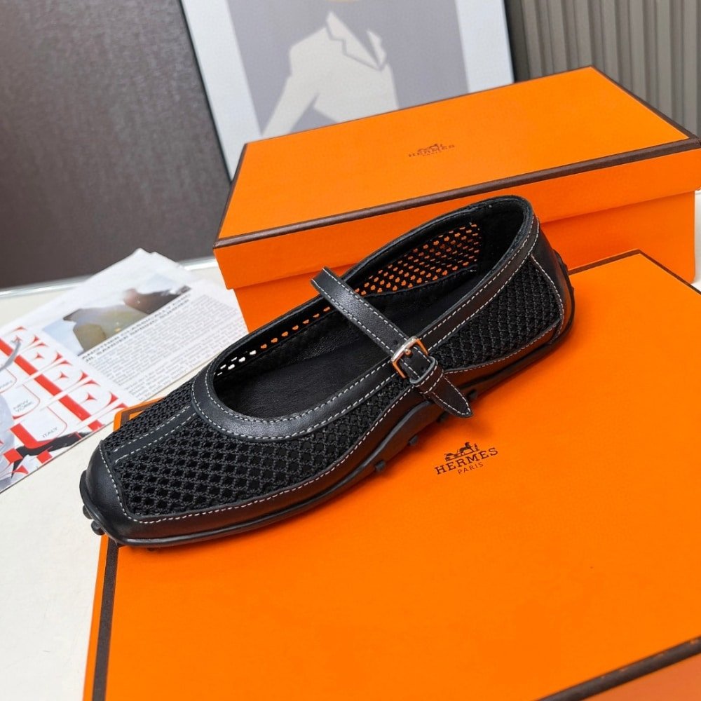H**me5 Kichu Ballet Flats Black H251170Z 7K380