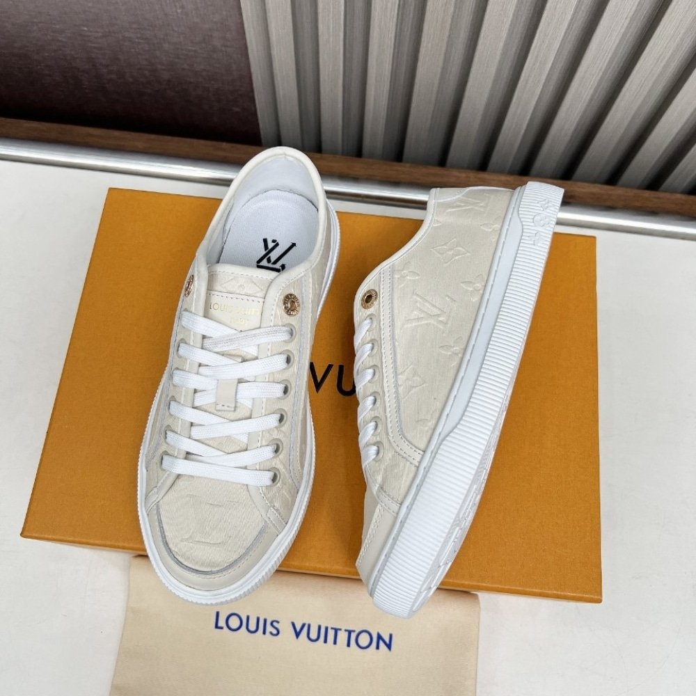 L0vis Vvtt0n Lv Lagoon Sneaker Beige 1Ahoqr