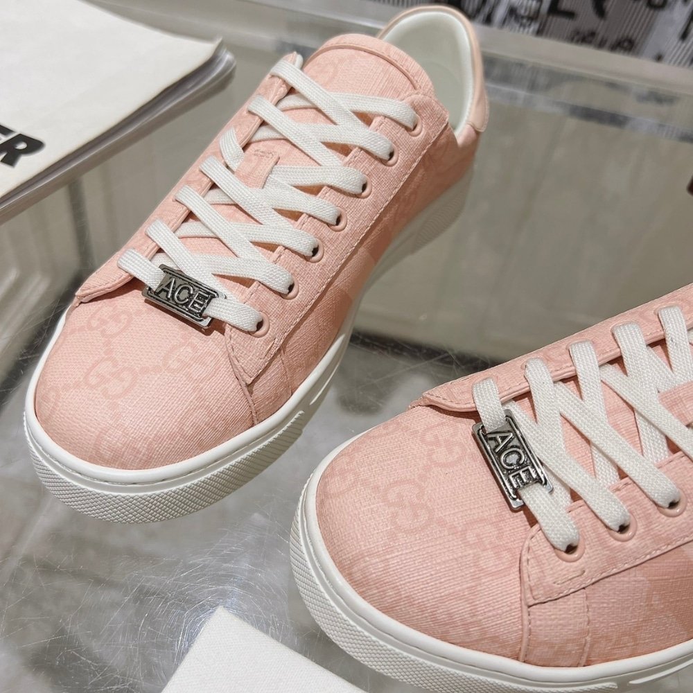 Gvc*1 Ace Sneaker With Web Pink 812026 Fad2A 8741